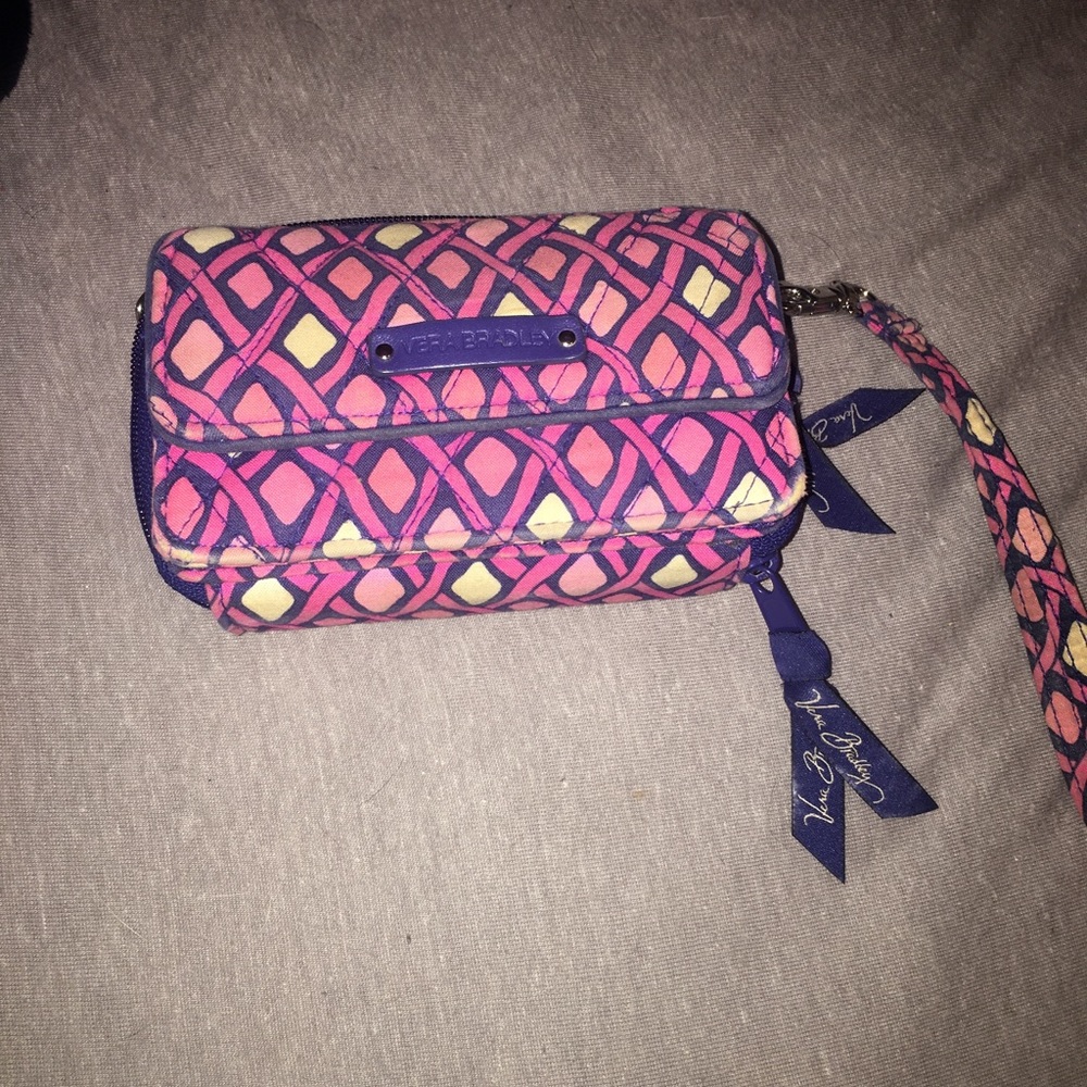 Super Cute Blue and pink clutch!!